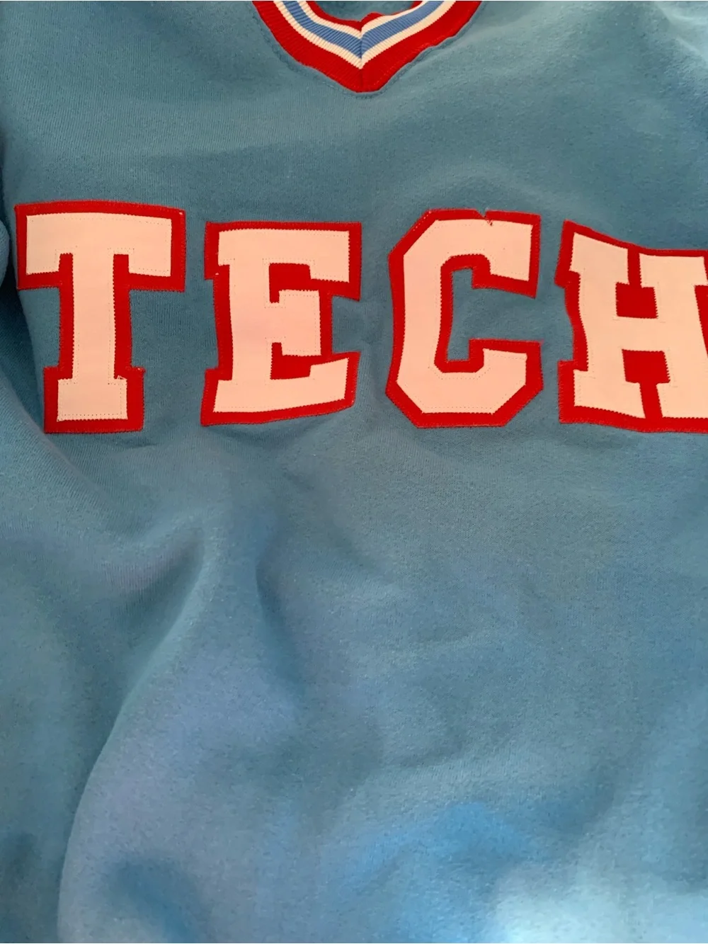 80’s Russel Athletic USA Made TECH V Neck Sweatshirt